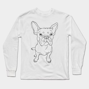 Plenty of Pets---French Bulldog (centered) Long Sleeve T-Shirt